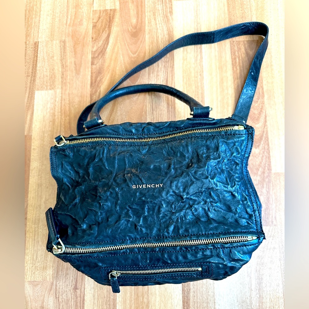 Givenchy Pandora Medium Sheepskin Black with Gold Hardware